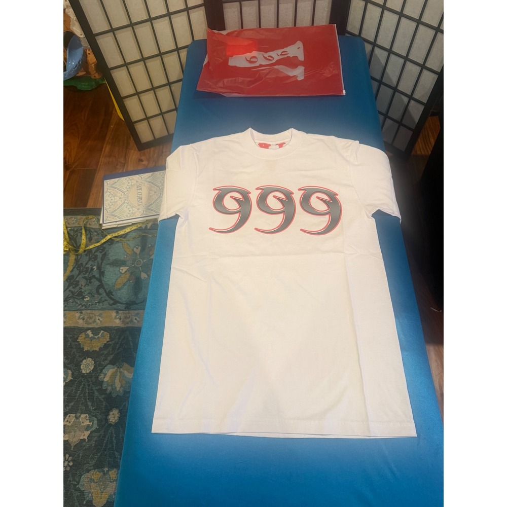 VLONE x Juice WRLD 999 Blade Tee White Size Medium NWT Fighting Demons Graphic